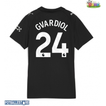 Manchester City Josko Gvardiol #24 Bortedrakt Dame 2025-26 Kortermet